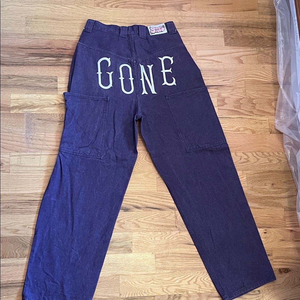Gone Brand, Purple Denim with Graphic Patch